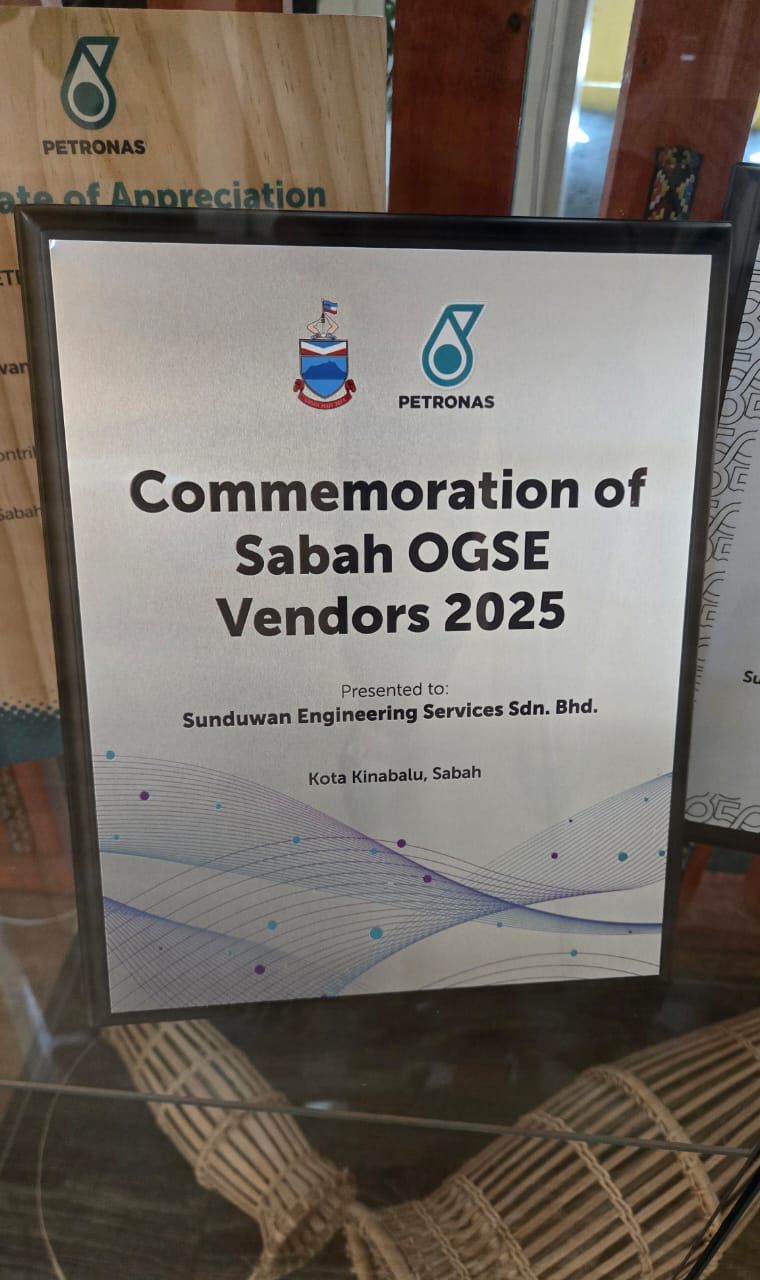 Sunduwan at Sabah OGSE vendors recognition ceremony