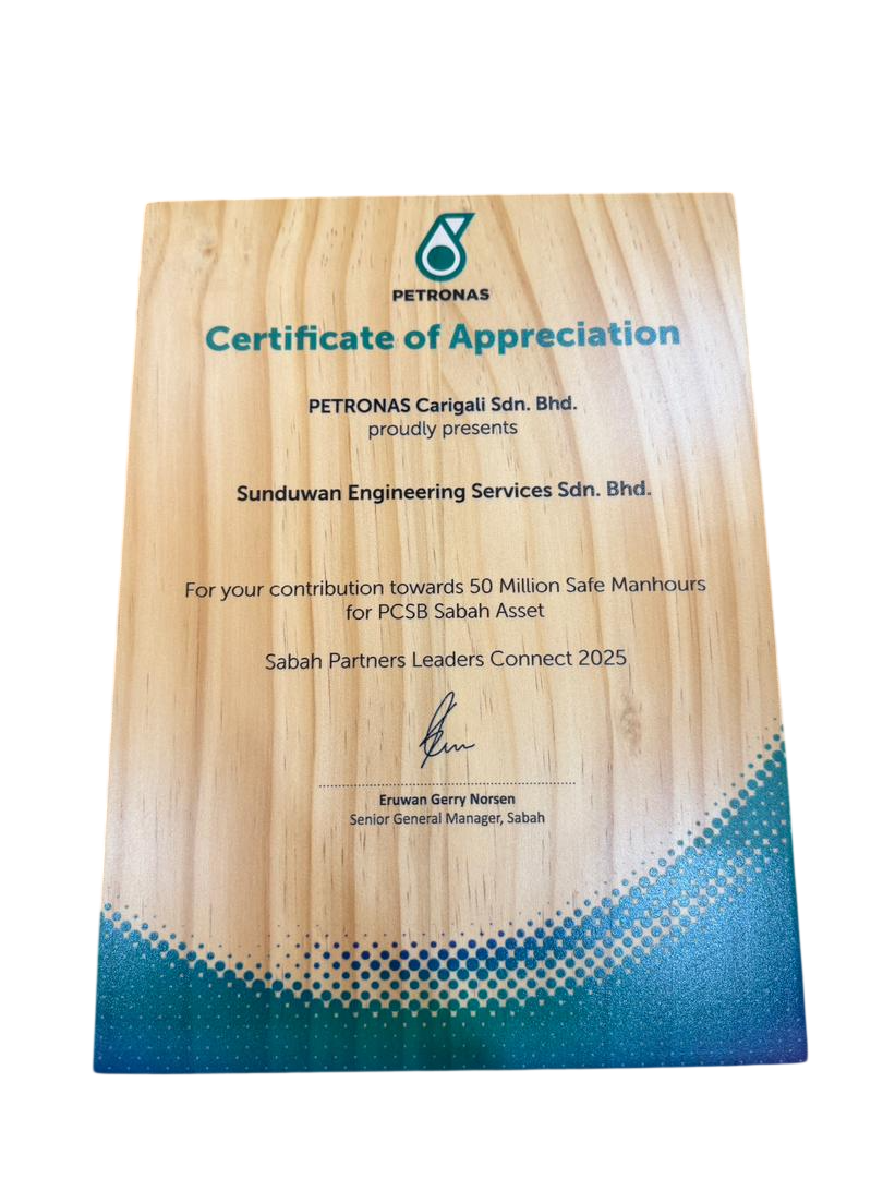 Contribution Towards 50 Million Safe Manhours for PCSB Sabah Asset